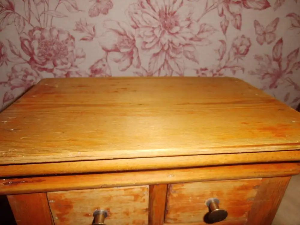 Antik Holzkästchen Schubladenkästchen Holzkästchen Kästchen Gewürzkästchen Modellkommode Kommode Minikommode Landhaus Cottage Bauernhaus  8