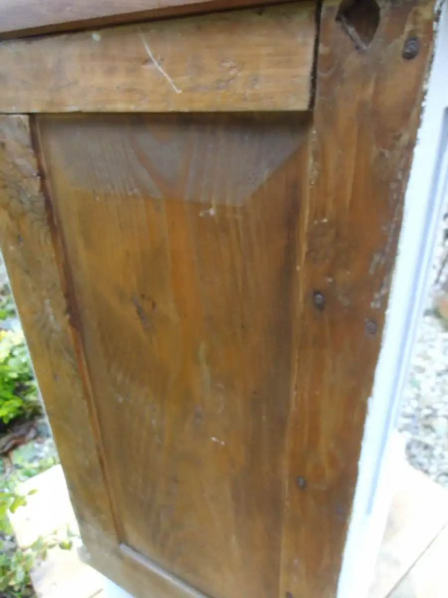 Antik Schubladenkästchen Nachtkästchen Bad Kästchen Shabby Nachttisch Schubladenkommode Kommode Beistelltisch Flurmöbel Landhaus Cottage 10