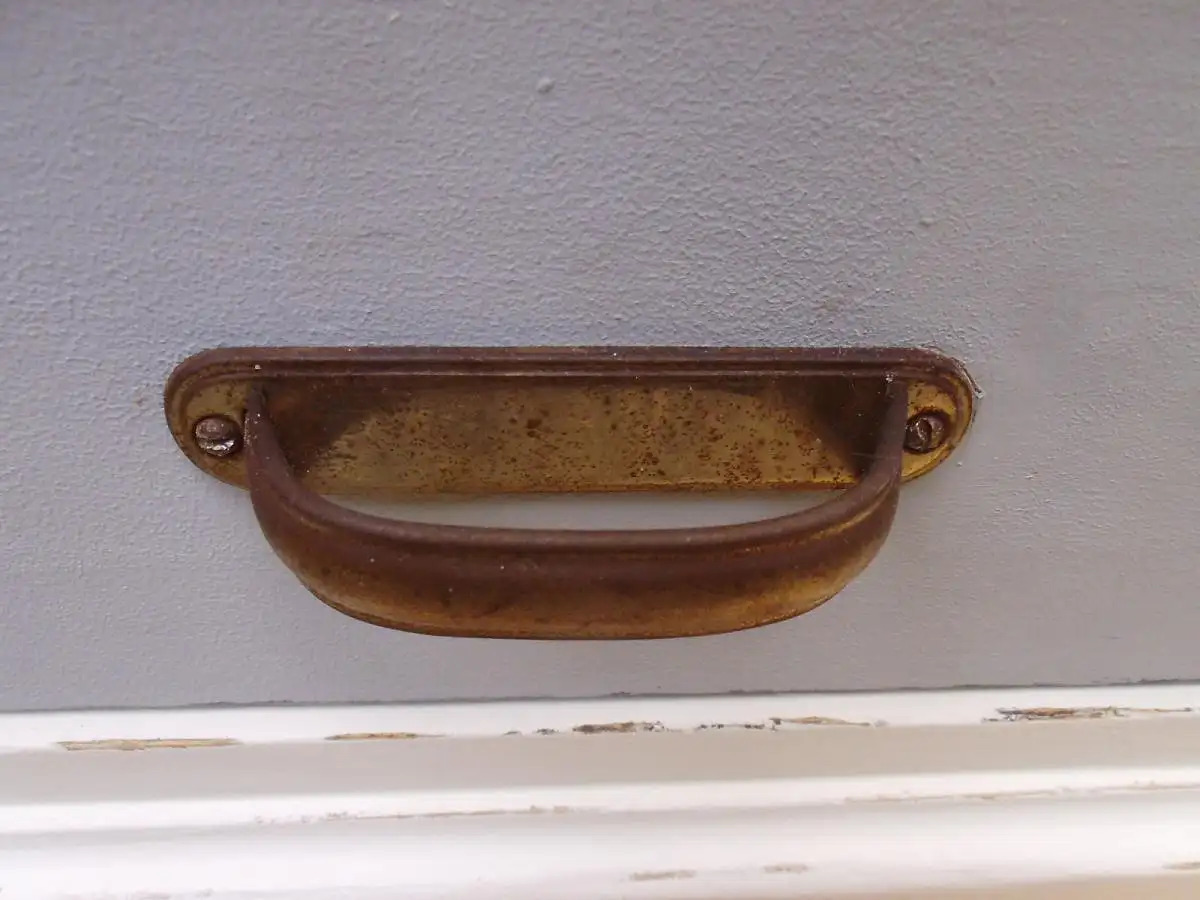 Antik Schubladenkästchen Nachtkästchen Bad Kästchen Shabby Nachttisch Schubladenkommode Kommode Beistelltisch Flurmöbel Landhaus Cottage 9