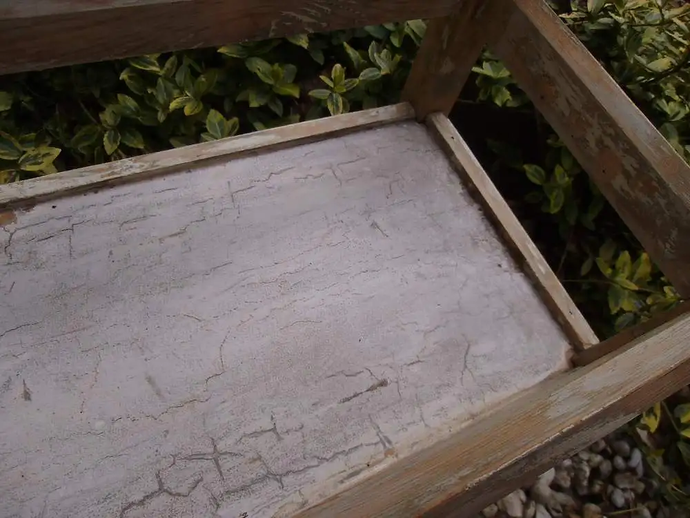 Antik Blumenbank Blumenständer Pflanzenständer Blumenetagere Blumentisch Landhaus Shabby Cottage 10