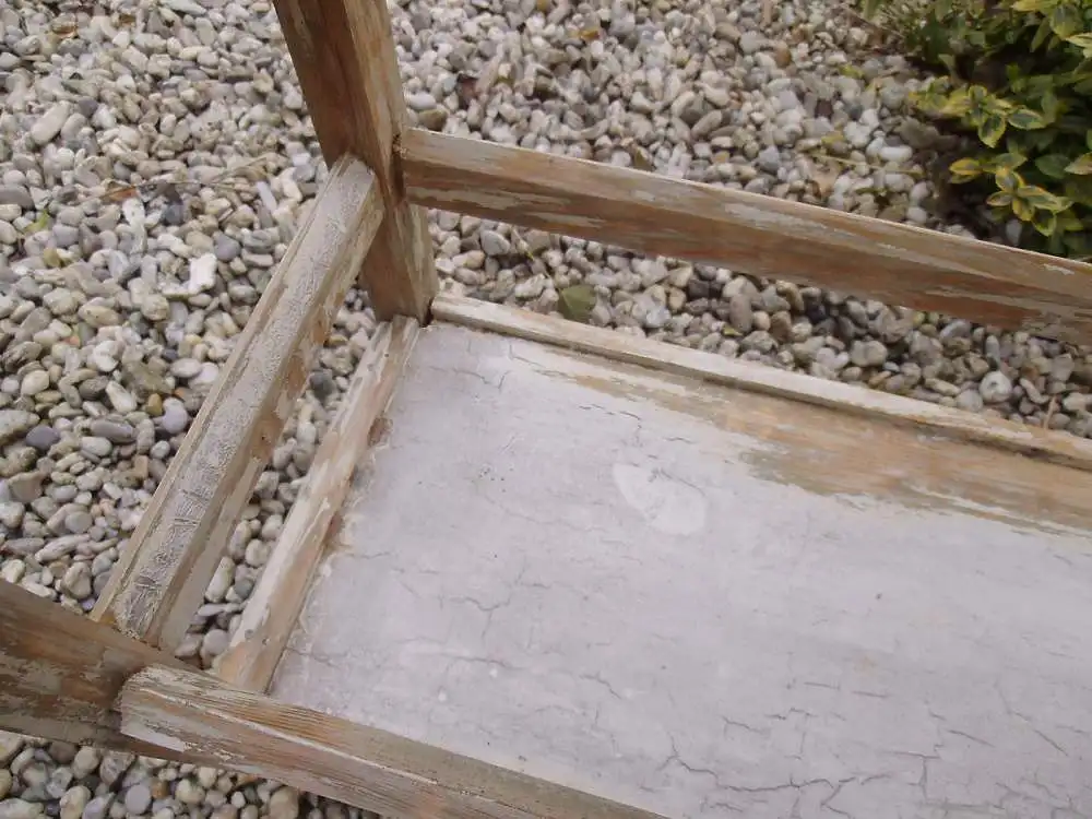 Antik Blumenbank Blumenständer Pflanzenständer Blumenetagere Blumentisch Landhaus Shabby Cottage 11