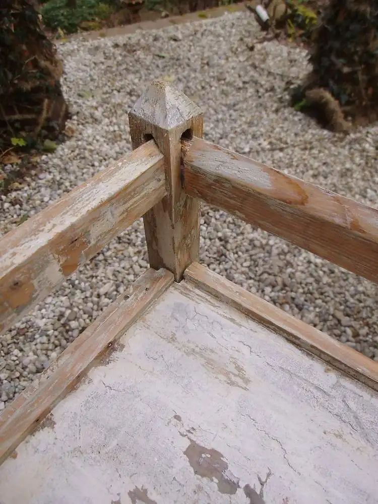 Antik Blumenbank Blumenständer Pflanzenständer Blumenetagere Blumentisch Landhaus Shabby Cottage 5