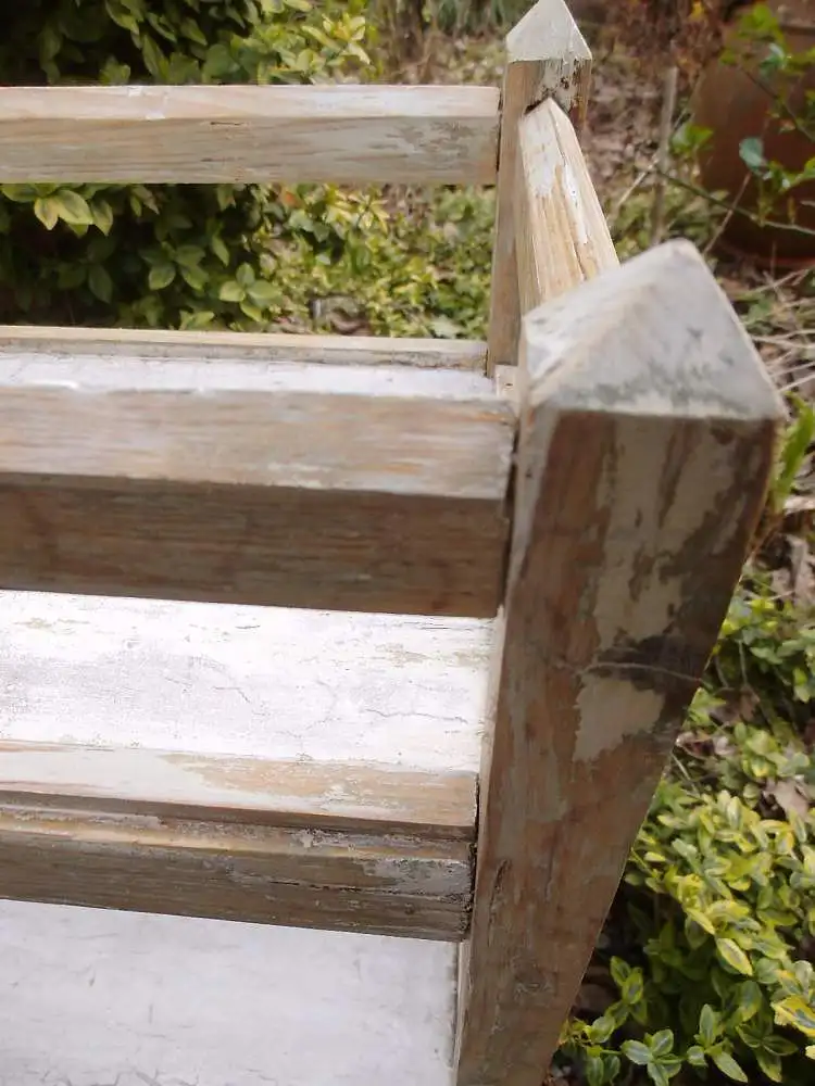 Antik Blumenbank Blumenständer Pflanzenständer Blumenetagere Blumentisch Landhaus Shabby Cottage 8