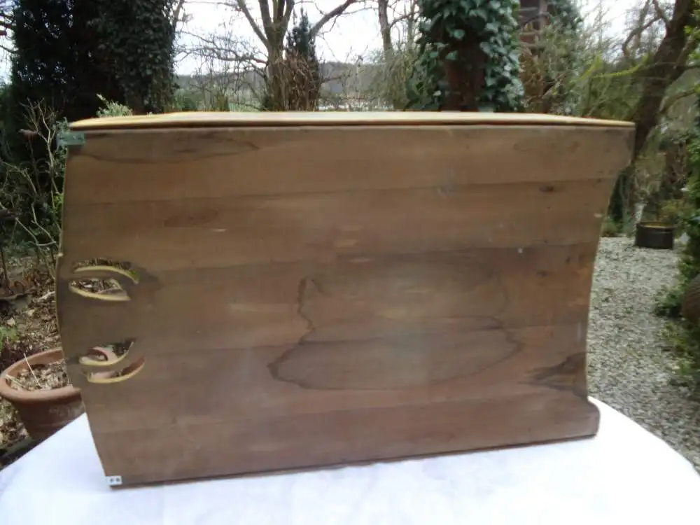 Antik Jugendstil Wandschränkchen Hängeschränkchen Schränkchen Apothekerschränkchen Brandmalerei Floral Wandkästchen Hängekästchen Blumen 10