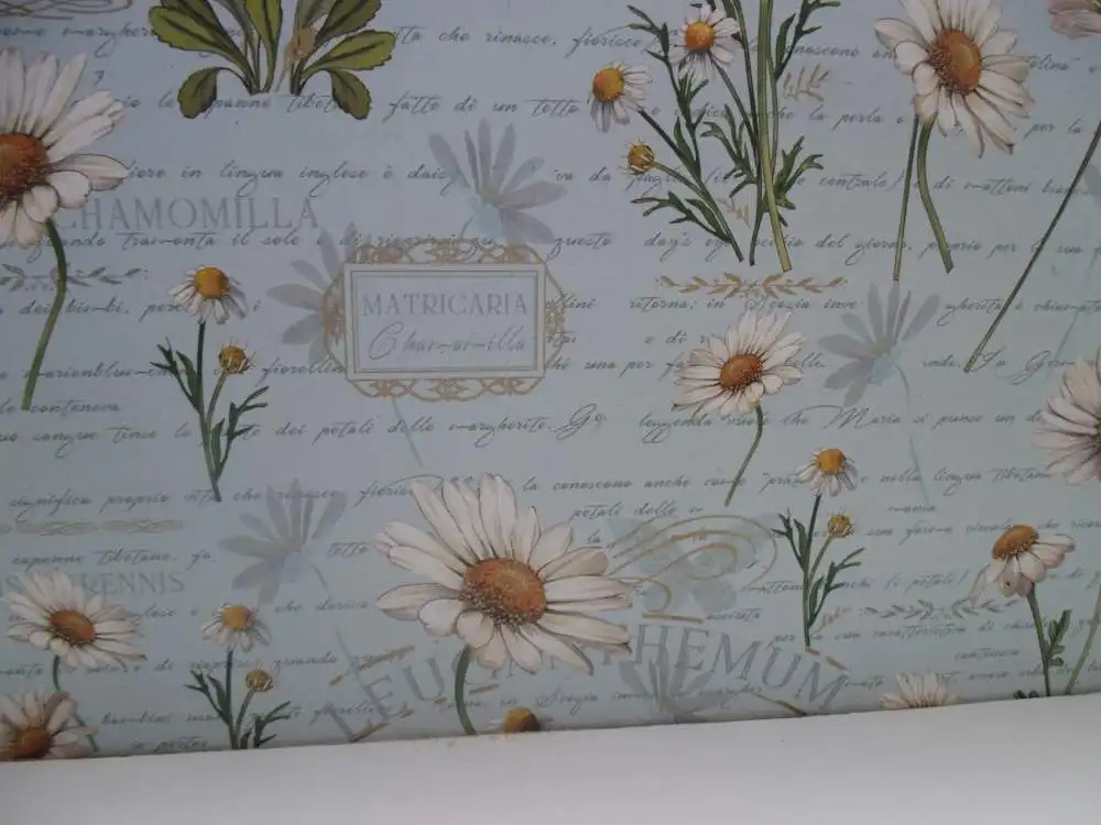 Wandregal Regal Holzregal Schubladen Handtuchstange Wandhaken Weiß Shabby Gänseblümchen Hängeregal Gewürzregal Küchenregal Landhaus  3