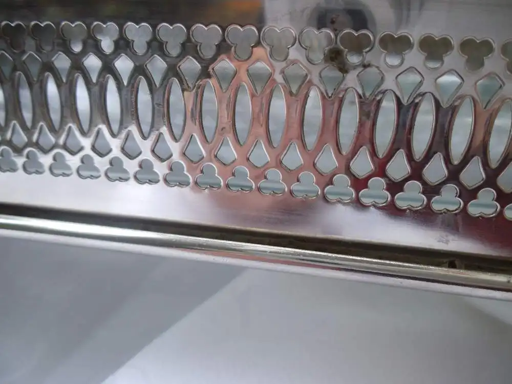 Auflaufform Lasagneform Wärmeschale Servierschale Glasschale Versilbert Servierer Schale Ofenform Metallständer Tischdeko Ständer Frankreich 3