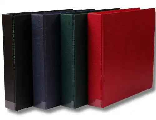 Postkartenalbum Ringbinder KOBRA AK1B Schwarz LEER