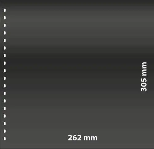 Einsteckblätter OMNIA schwarz Bogenblatt 020P 020 Lindner 10 Stück