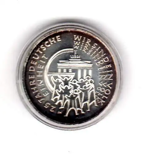 Gedenkmünze 25 Jahre Deutsche Einheit, 25 EURO, Silber 999