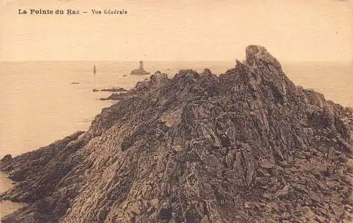 A187 Frankreich La Pointe du Raz Landzunge Vintage Postkarte