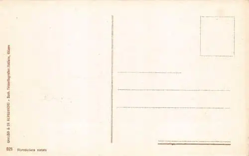 A016 Italien Regio Kalabrien Erdbebenkatastrophe 1908 Chiesa Kirche Postkarte
