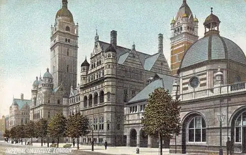 A033 England London Imperial Institute Vintage Postkarte