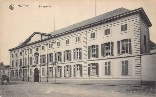 A236 Belgien Malines Archeveche Vintage Postkarte