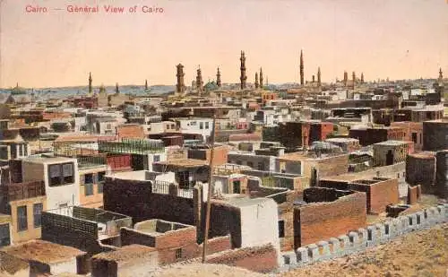 L280 Ägypten Gesamtansicht Kairo Vintage Postkarte