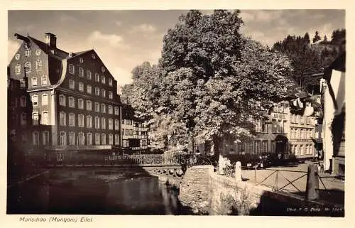 L188 Deutschland Monschau Montjoie Eifelbrücke Vintage Postkarte