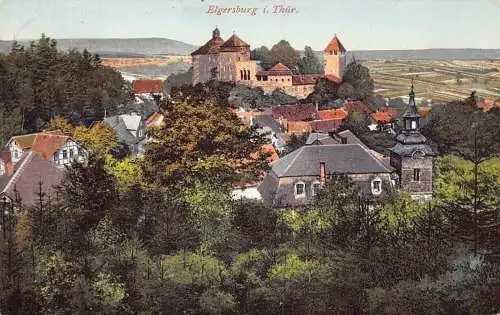A167 Deutschland 1928 Elgersburg i Thür Schloss Vintage Postkarte