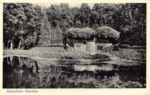 A131 Deutschland 1956 Quakenbrück Ehrenhaim See Vintage Postkarte