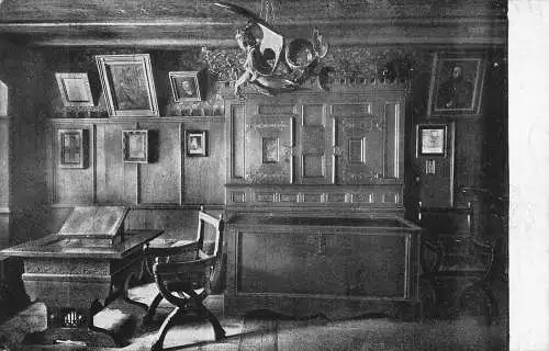 Deutschland Nürnberg Albrecht Dürer Zimmer II Zimmer Vintage Postkarte