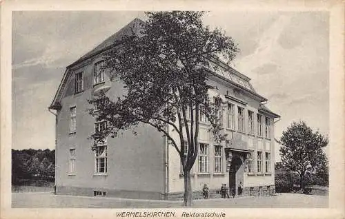 Deutschland Wermelskirchen Rektoratschule Schule Vintage Postkarte