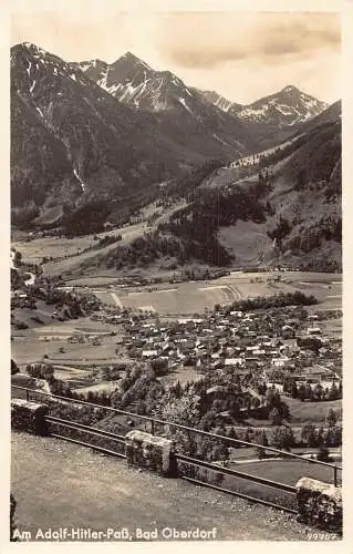 Deutschland Am Adolf Pass Bad Oberdorf RPPC Vintage Postkarte