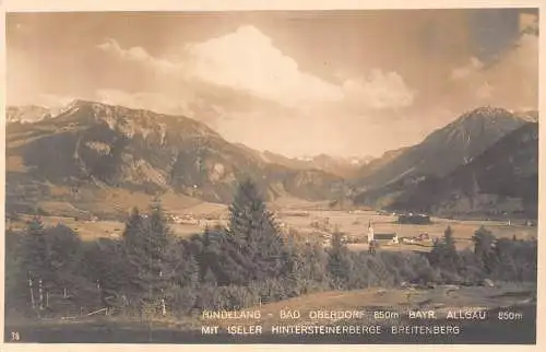 L152 Germany HINDELANG - BAD OBERDORF, BAYR. ALLGEU Vintage Postkarte