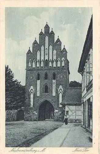 Deutschland Neubrandenburg Neues Tor Postkarte