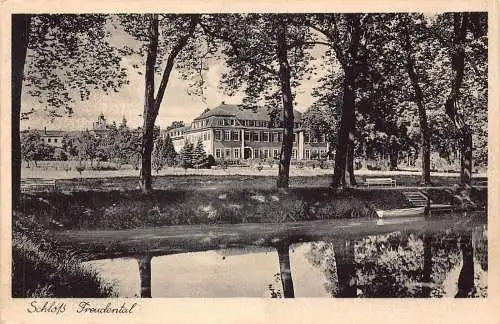 Deutschland Schloss Freudental Vintage Postkarte