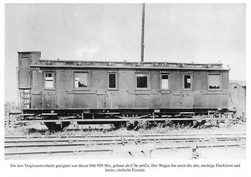 Zug Waggon Traglastenverkehr Dachform C3tr-pr02a Postkarte