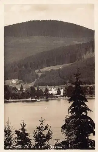 Deutschland Titisee Schwarzwald See Hotel Titisee Vintage Postkarte