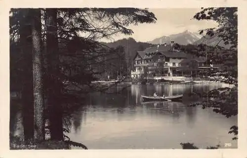 Deutschland Badersee Hotel Vintage Postkarte