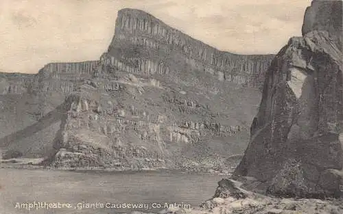 Irland Amphitheater Co Antrim Giant's Causeway Vintage Postkarte