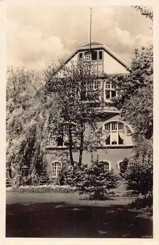 A104 Deutschland 1940 Stadtwald Sanatorium Jungborn Kettwig Ruhr Vintage Postkarte
