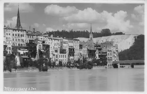 L203 Deutschland Wasserburg am Inn Vintage Postkarte
