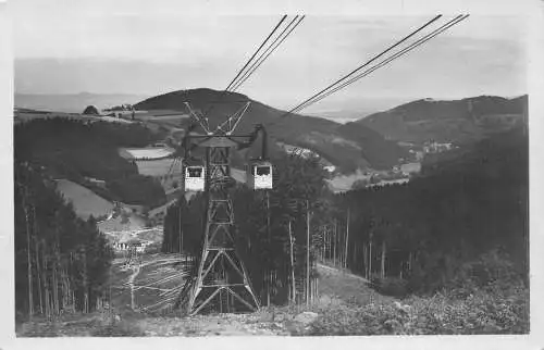 L343 Deutschland Freiburg i Br Seilschwebebahn und Schauinsland Seilbahn Postkarte