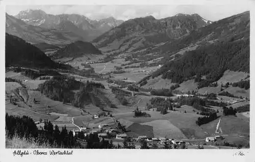 L185 Deutschland Allgäu Oberes Wertachtal RPPC Vintage Postkarte