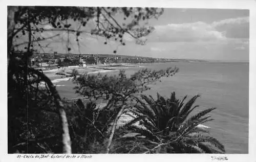 Portugal Costa do Sol Estoril desde a Monte View Vintage Postkarte