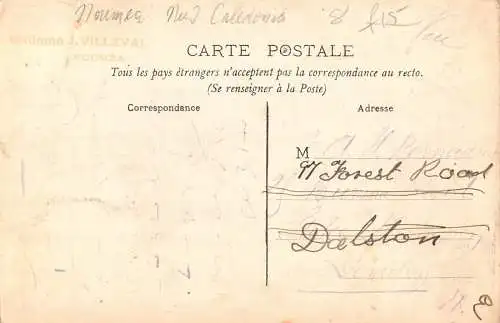 Neukaledonien 1909 Cascade d'Hiengheno Wasserfall Postkarte