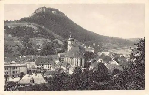 L017 Deutschland 1933 Saechsische Schweiz Stadt Festung Königstein alte Postkarte