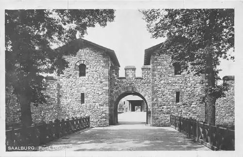 A124 Deutschland 1913 Saalburg Porta Dextra Tor Vintage Postkarte