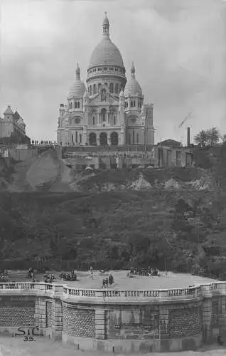 A675 Frankreich Paris Basilique du Sacre Coeur Vintage Postkarte