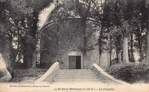 A683 Frankreich St Quay Kertugal Kapelle Vintage Postkarte