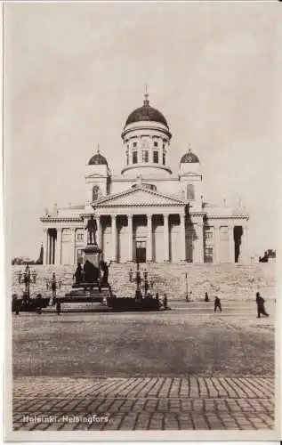 A664 Finnland Helsinki Helsingfors Kirche Vintage Postkarte
