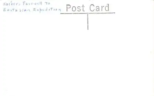 Kaiser Wilhelm II Abschied Ostasien Expedit Hunnenrede Hunnenred RPPC Postkarte