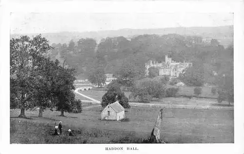 A708 England Haddon Hall Hampshire County Council Bildung Postkarte