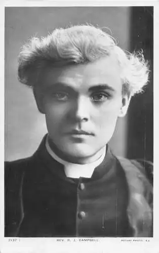 A715 Portrait RPPC Prediger der anglikanischen Kirche Reginald John Campbell Postkarte