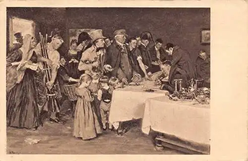 A724 Charity Propaganda Gold gab ich für Eisernes Volksopfer Eine Kampf Postkarte