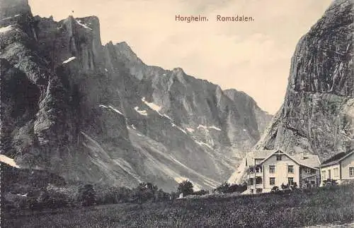 L478 Norwegen Horgheim Romsdalen Vintage Postkarte