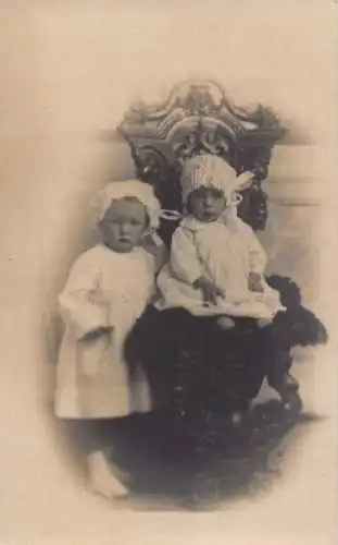 A731 RPPC Perry und Gladys Perry Mädchen Kinder Blackpool 1921 Postkarte