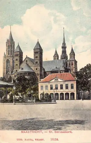 A754 Niederlande Maastricht St Servaaskerk Kirche Vintage Postkarte