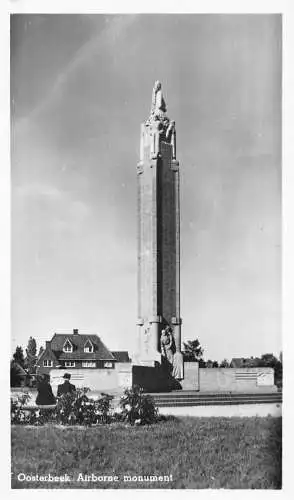 A754 Niederlande Osterbeek Airbone Monument RPPC Vintage Postkarte